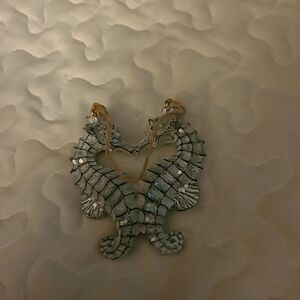 kissing Seahorse Ornament